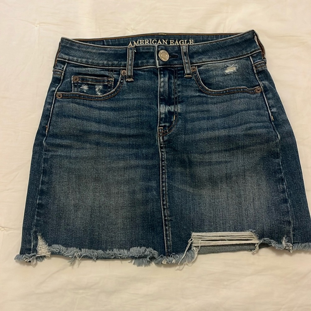 American Eagle Denim Miniskirt